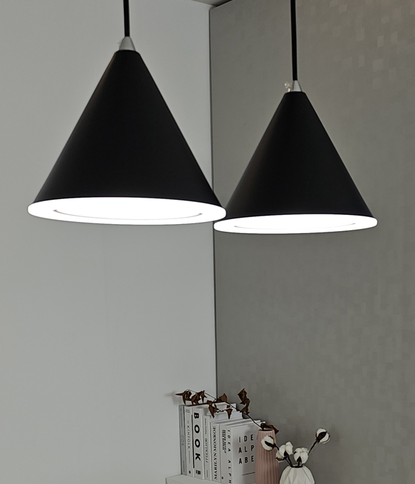 라일스 2등 주방식탁등 펜던트조명 갓조명 인테리어식탁등 (대/소)