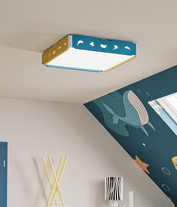 프렌즈 컬러우드 키즈방등 아이방조명 LED50W